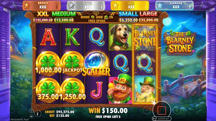 The Blarney Stone - roth bónais Jackpot Reveal